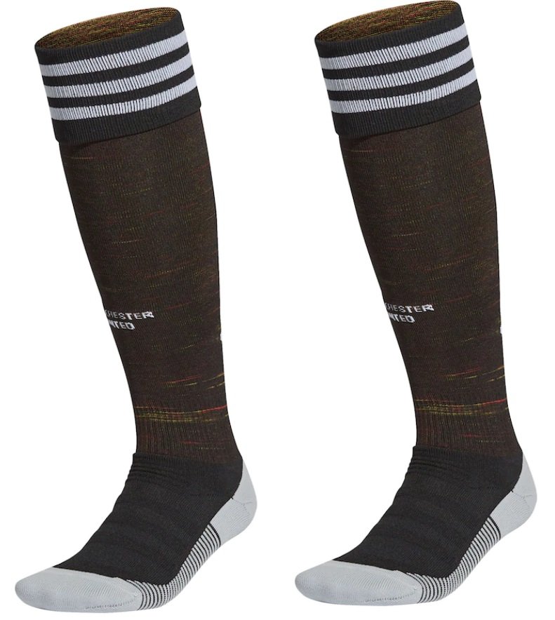 Meião oficial Adidas Manchester United 2020 2021 I jogador